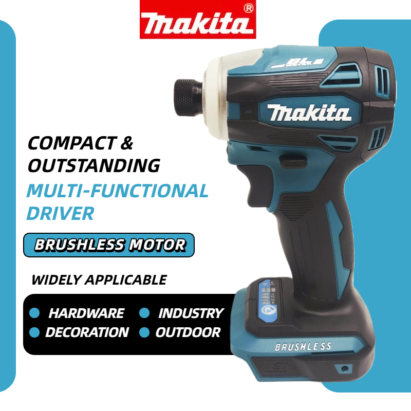 Brushless Cordless Electric Drill 18V - Makita DTD172 18V Brushless Impact Driver