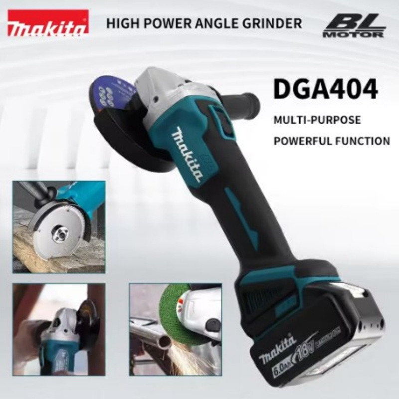 Brushless Angle Grinder Battery Powered - Makita DGA404 Mesin Gerinda Sudut Listrik