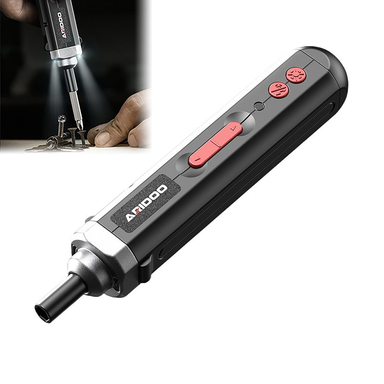 Electric Screwdriver Rechargeable Usb - Obeng Listrik Obeng Tanpa Kabel Genggam
