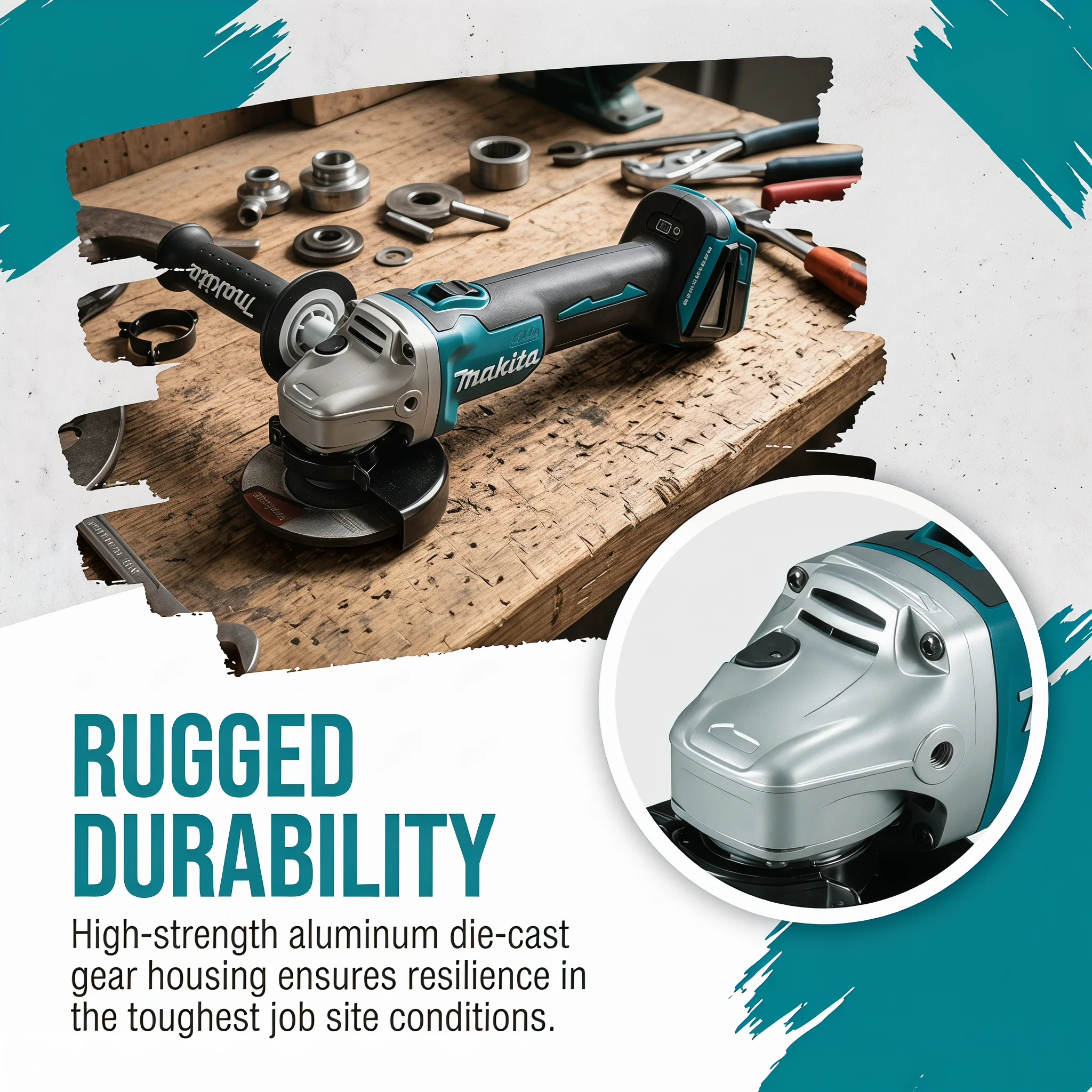 Makita DGA404 Gerinda Sudut Ta - Brushless Angle Grinder Battery Powered ulasan dan harga