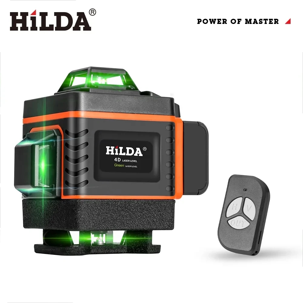 HILDA Laser 16/12 garis 4D, ga - Laser Level 16 Lines 4D Green ulasan dan harga