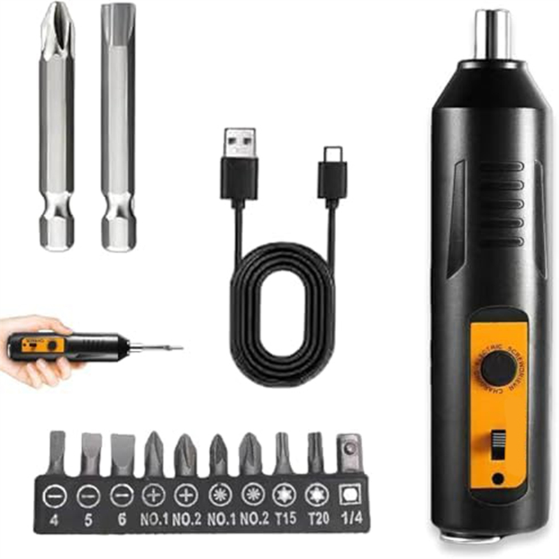 Obeng Listrik J1UL1N, Kit Alat - Electric Screwdriver Rechargeable Usb ulasan dan harga