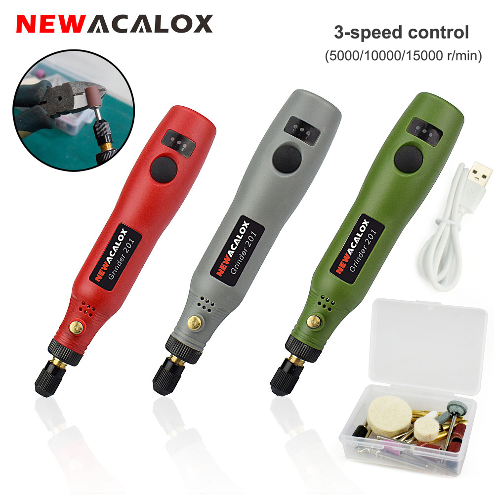 NEWACALOX Kit Alat Putar Kecep - Cordless Rotary Tool Kit Accessories ulasan dan harga