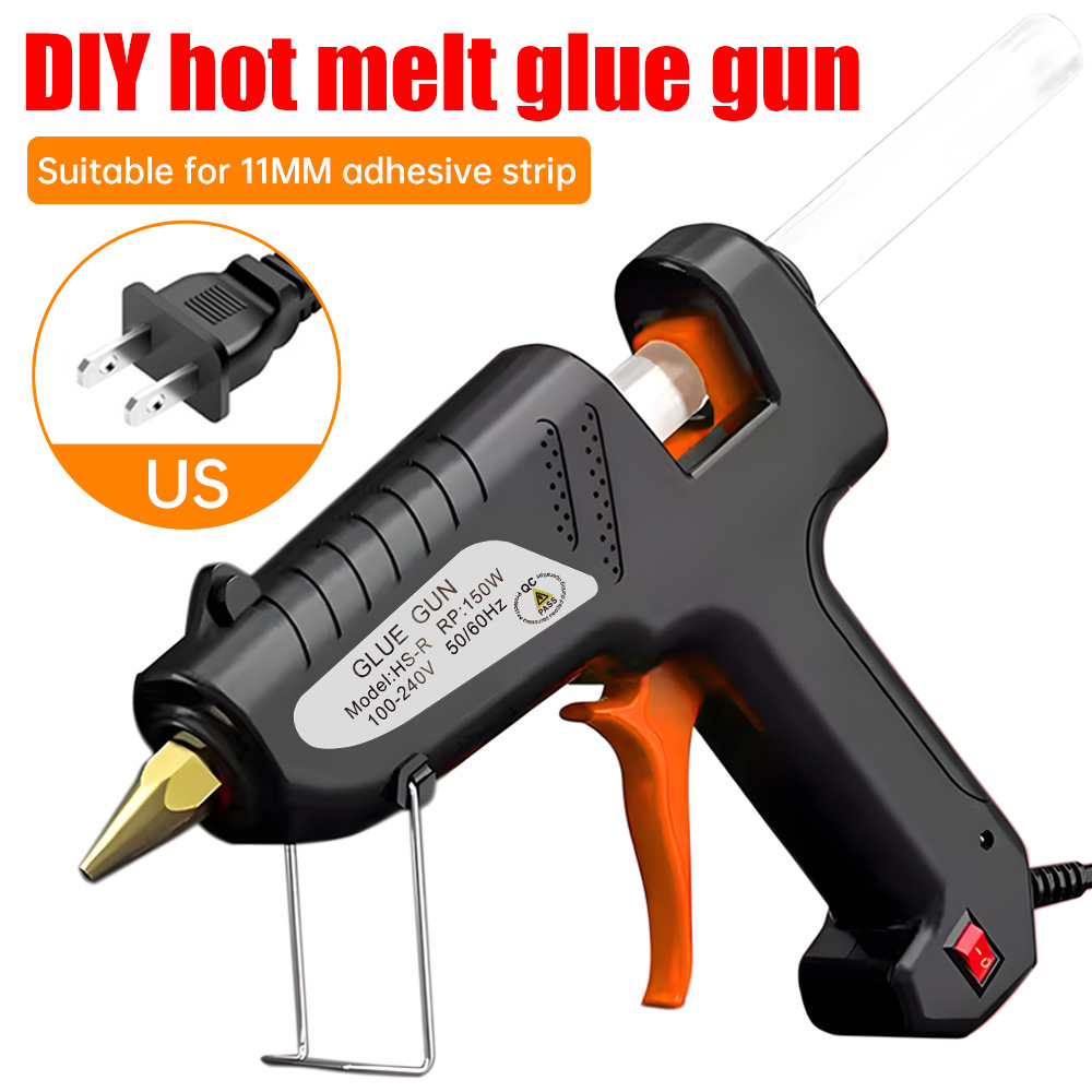 Pistol Lem Panas 150W 11mm, Pe - Hot Melt Glue Gun Cordless ulasan dan harga