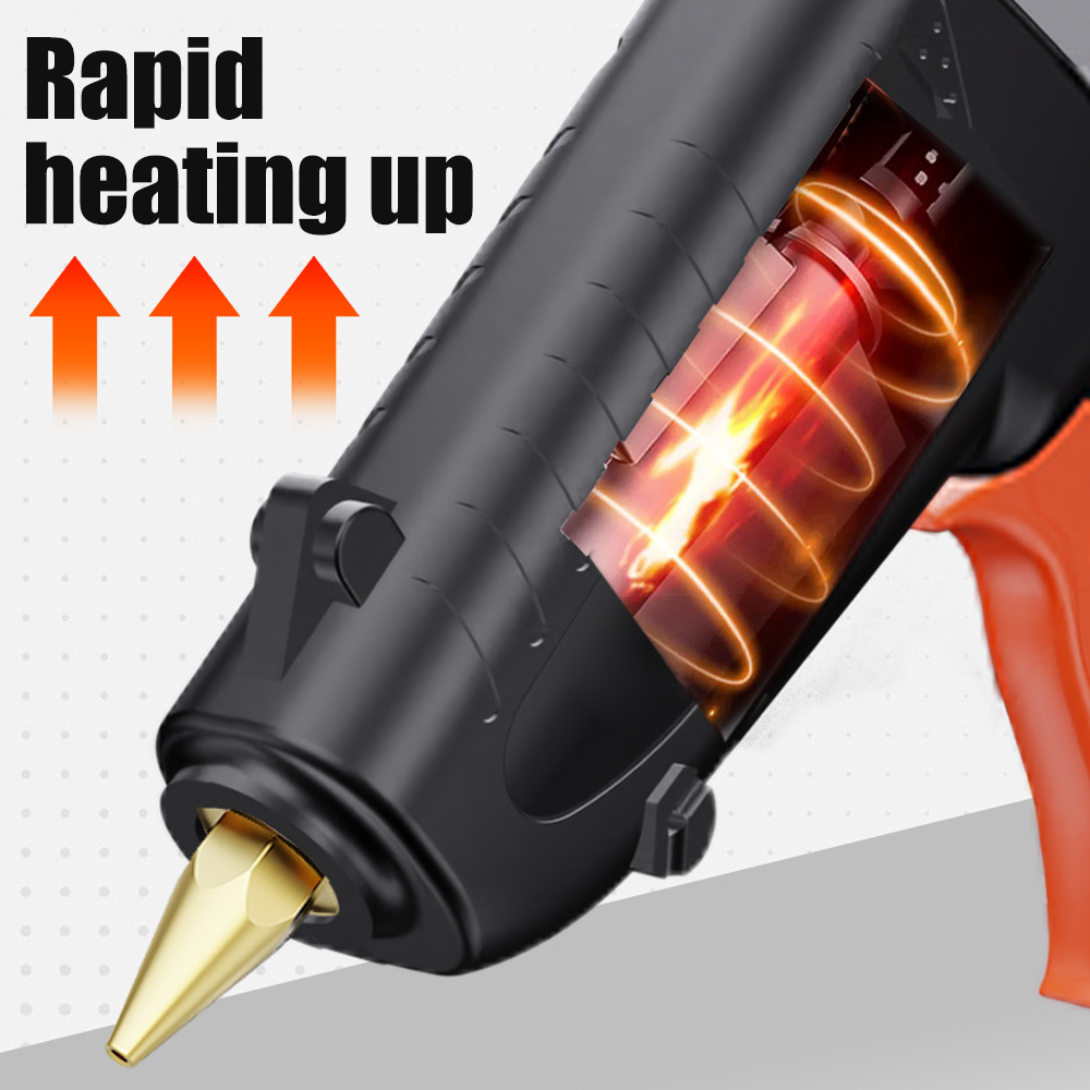 Pistol Lem Panas 150W 11mm, Pe - Hot Melt Glue Gun Cordless ulasan dan harga