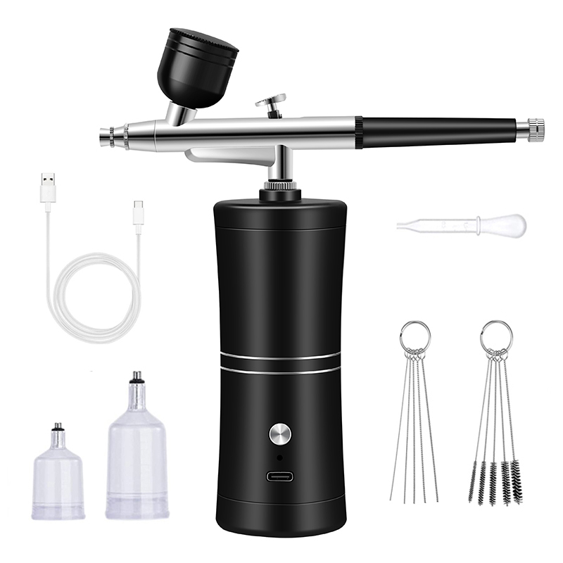 Airbrush Cat kuku portabel, pi - Airbrush Kit With Mini Compressor ulasan dan harga