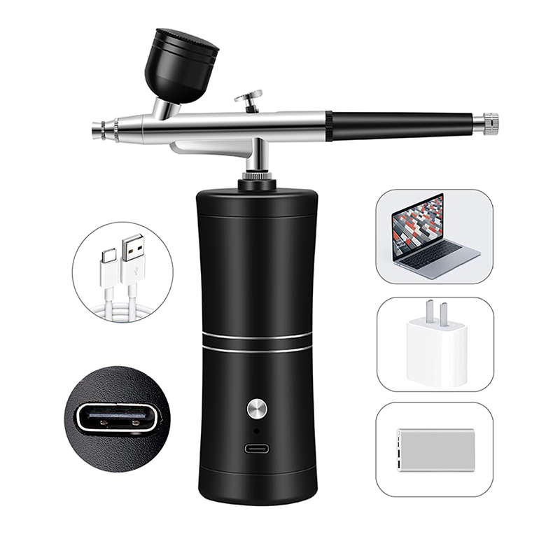 Airbrush Cat kuku portabel, pi - Airbrush Kit With Mini Compressor ulasan dan harga