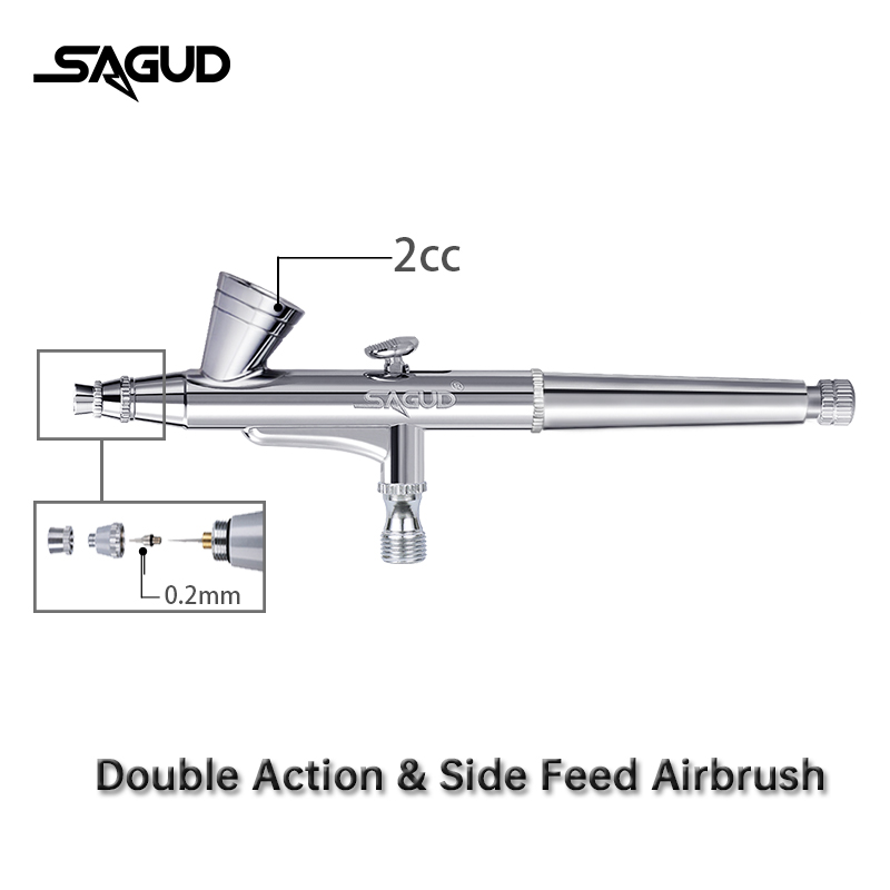 Saud Set Airbrush Model SD-135 - Airbrush Kit With Mini Compressor ulasan dan harga