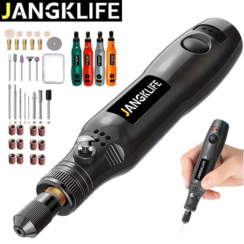 JANGKLIFE Kit Alat Putar Tanpa - Cordless Rotary Tool Kit Accessories ulasan dan harga