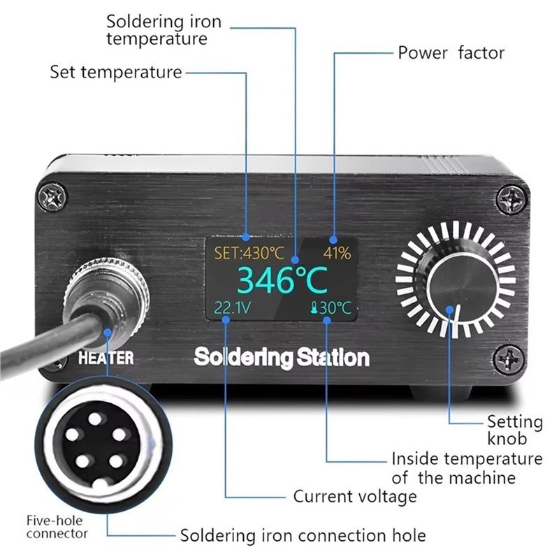 AB11-T12 Untuk Perbaikan Rumah - Digital Soldering Station T12 ulasan dan harga
