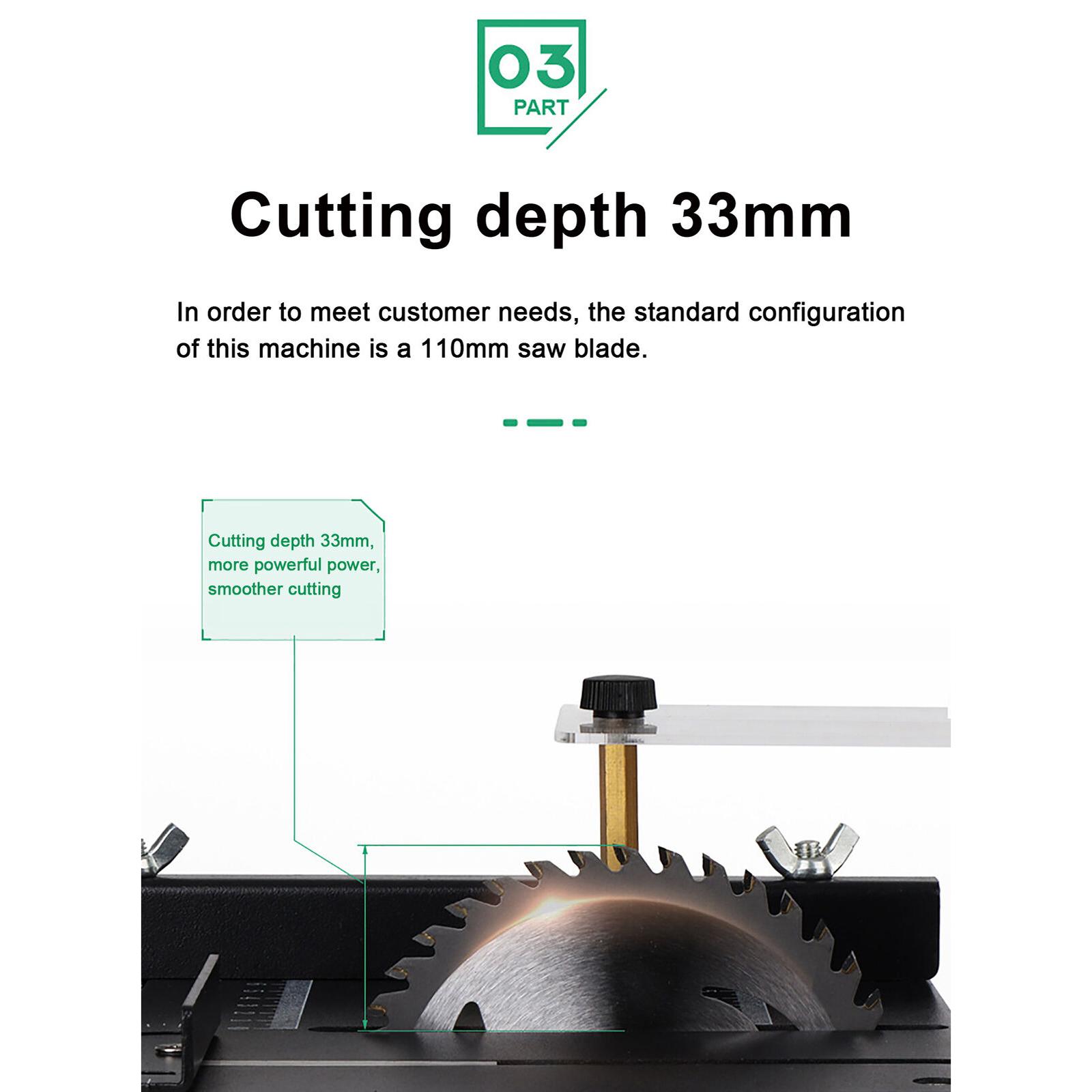 Set Gergaji Meja Mini Bundar 4 - Mini Table Saw For Woodworking ulasan dan harga