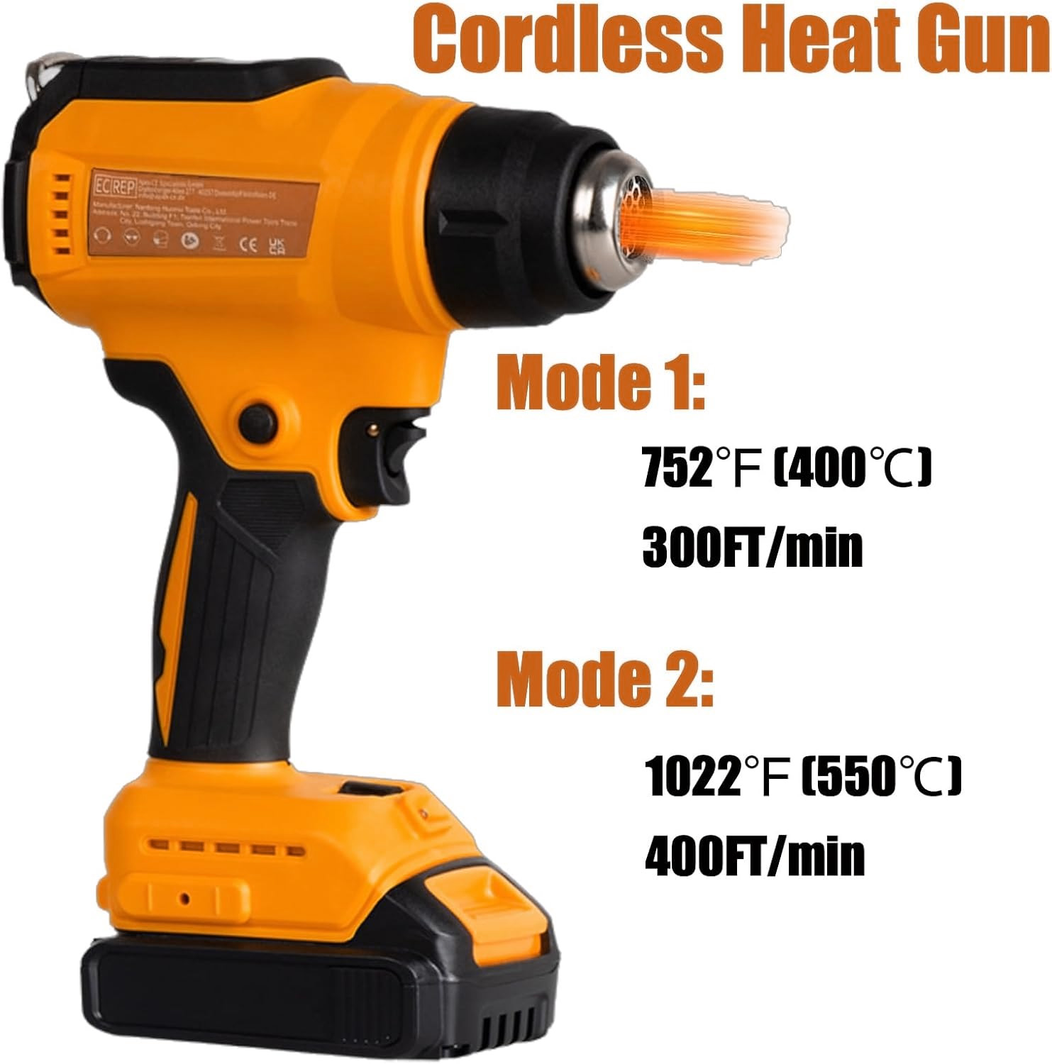 Pistol Panas Tanpa Kabel Untuk - Cordless Heat Gun For Shrink Tubing ulasan dan harga