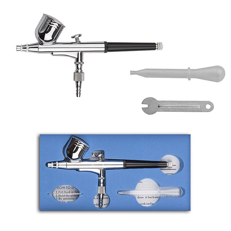 Gravity Set cat semprot kuku M - Airbrush Kit With Mini Compressor ulasan dan harga